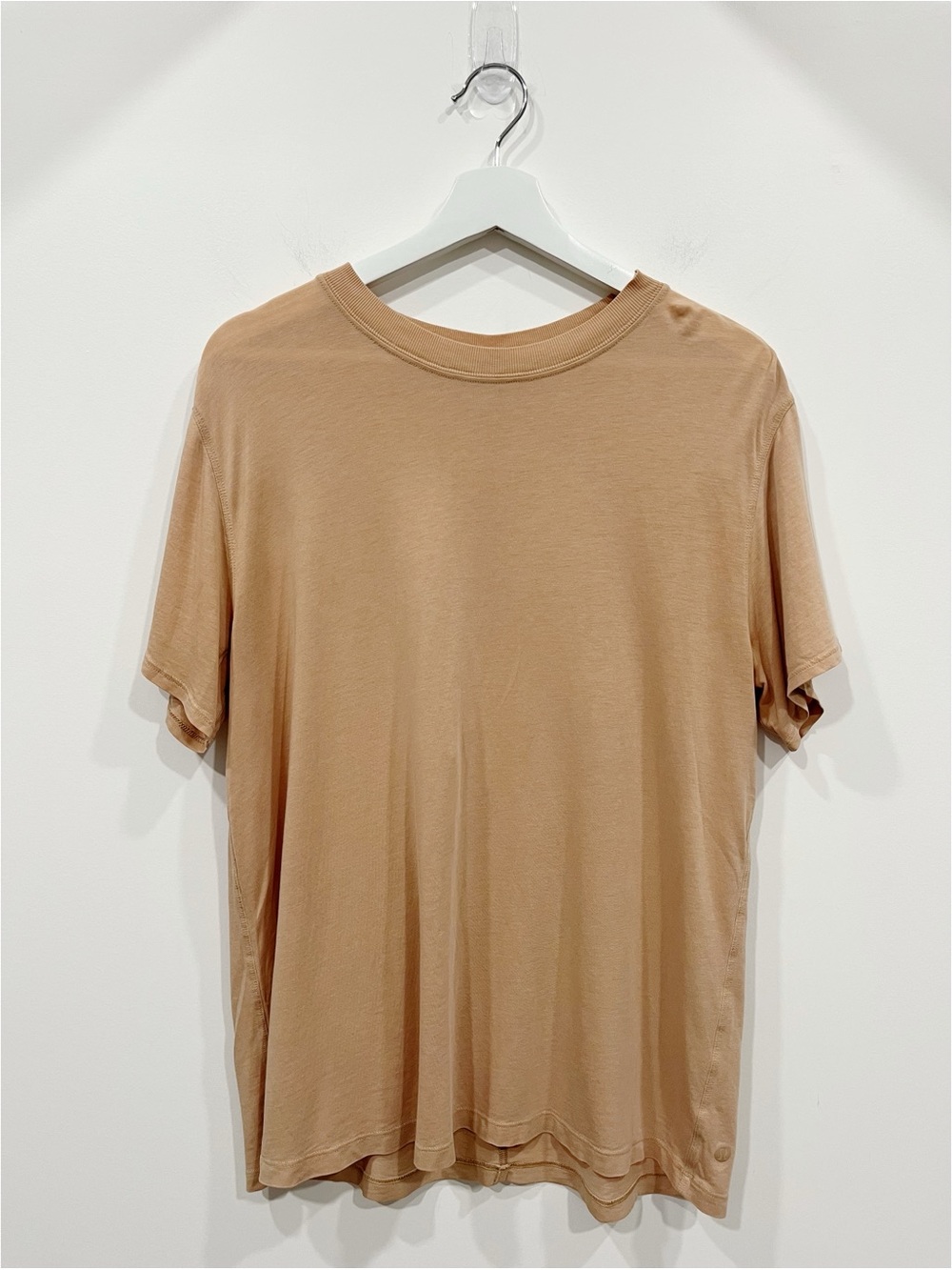 Lululemon Men’s Fundamental T-Shirt Tan Camel Short Sleeve Crewneck